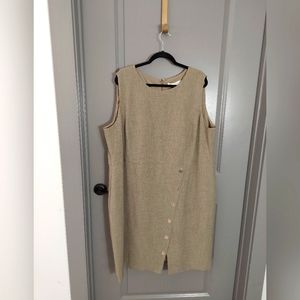 Kasper Plus Stretch Crepe Sheath Dress